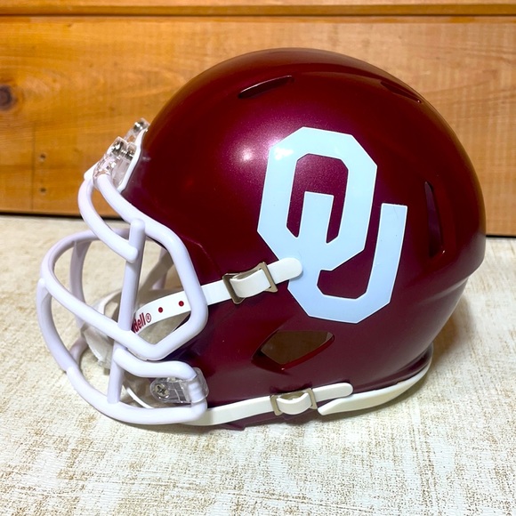 Oklahoma University Riddell Mini Helmet! - Picture 3 of 12